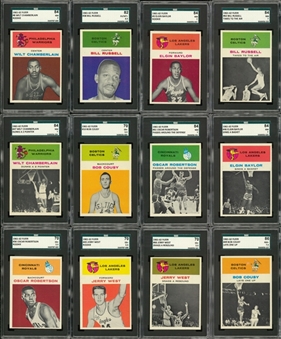1961/62 Fleer Basketball SGC-Graded Complete Set (66)